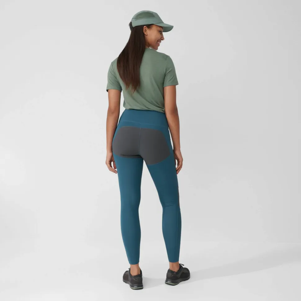 Fjällräven Women's Abisko Trekking Tights Pro Indigo Blue/Iron Grey