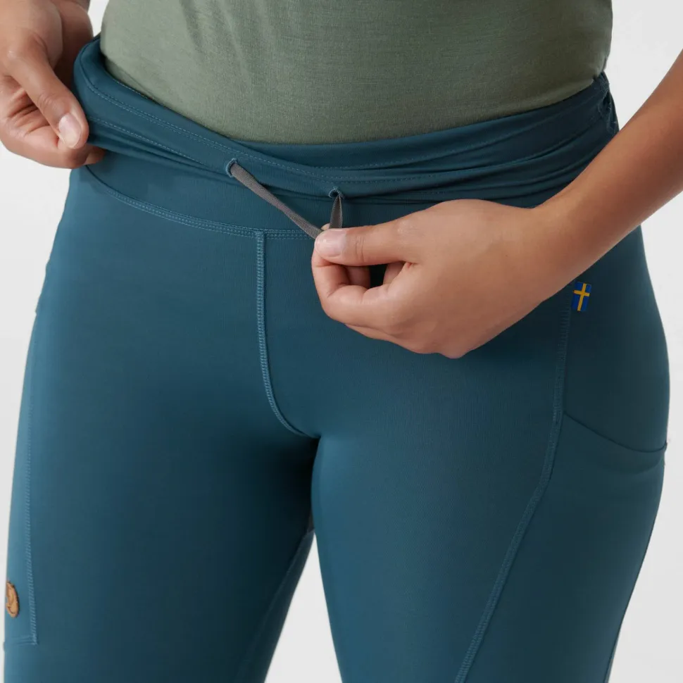Fjällräven Women's Abisko Trekking Tights Pro Indigo Blue/Iron Grey