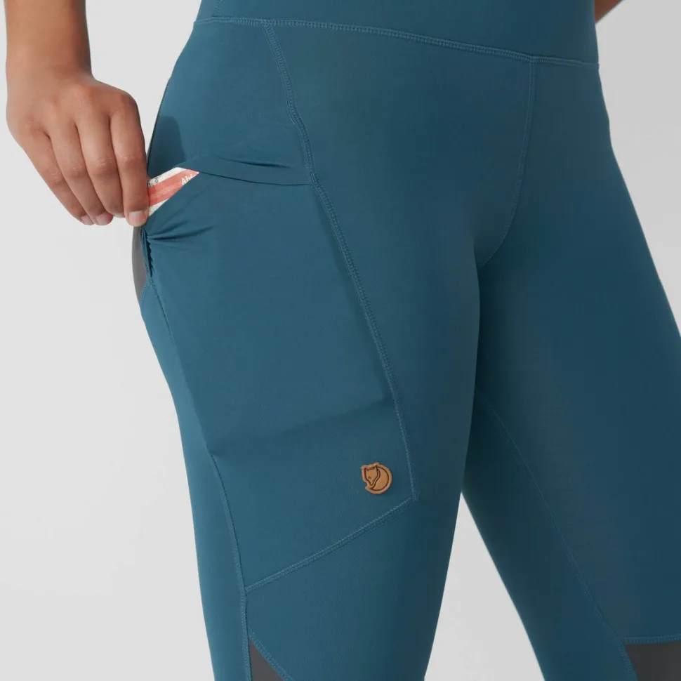 Fjällräven Women's Abisko Trekking Tights Pro Indigo Blue/Iron Grey