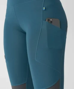 Fjällräven Women's Abisko Trekking Tights Pro Indigo Blue/Iron Grey