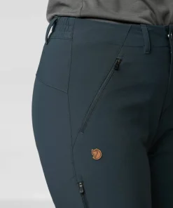 Fjällräven Women's Abisko Trail Stretch Trousers Deep Forest