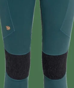 Fjällräven Women's Abisko Trekking Tights HD Mountain Blue