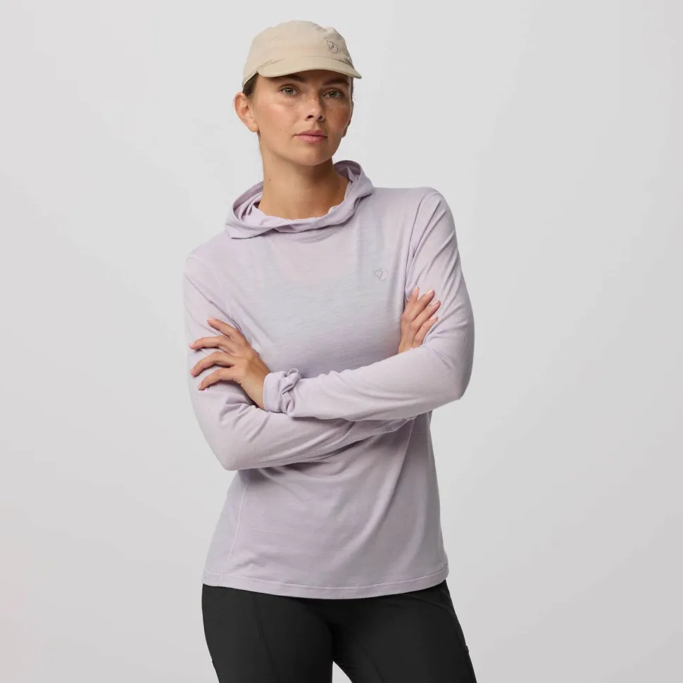 Fjällräven Women's Abisko Wool Hoodie Lavender Mist