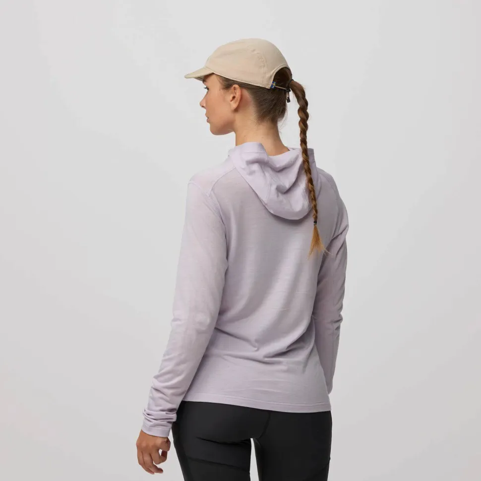 Fjällräven Women's Abisko Wool Hoodie Lavender Mist