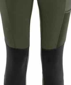 Fjällräven Women's Keb Agile Tights Deep Forest-Black