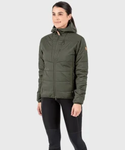 Online Women's Keb Padded Hoodie Damjackor