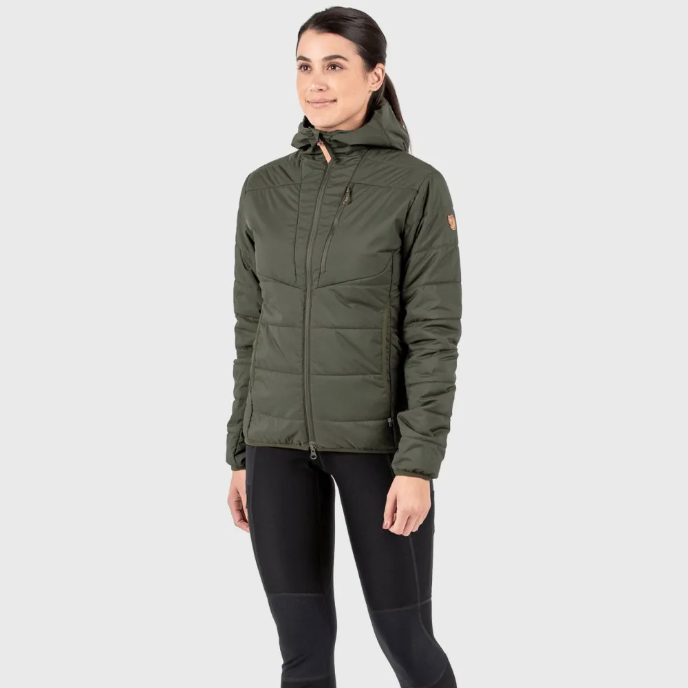 Online Women's Keb Padded Hoodie Damjackor