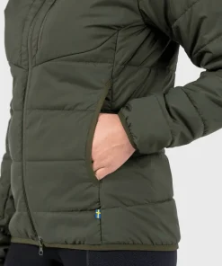 Online Women's Keb Padded Hoodie Damjackor