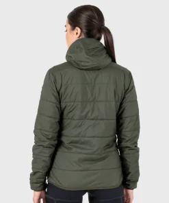 Online Women's Keb Padded Hoodie Damjackor