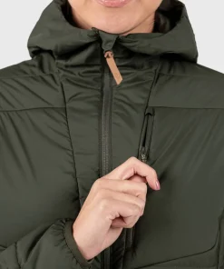 Online Women's Keb Padded Hoodie Damjackor