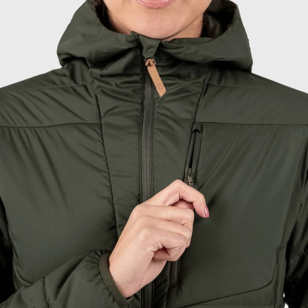 Online Women's Keb Padded Hoodie Damjackor