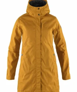 Fjällräven Women's Kiruna Padded Parka Acorn Hot