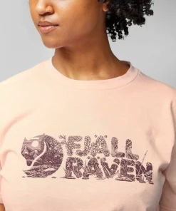 Fjällräven Women's Lush Logo T-Shirt Ultramarine Outlet