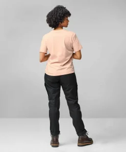 Fjällräven Women's Lush Logo T-Shirt Ultramarine Outlet