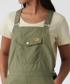Fjällräven Women's Vardag Dungaree Trousers Green