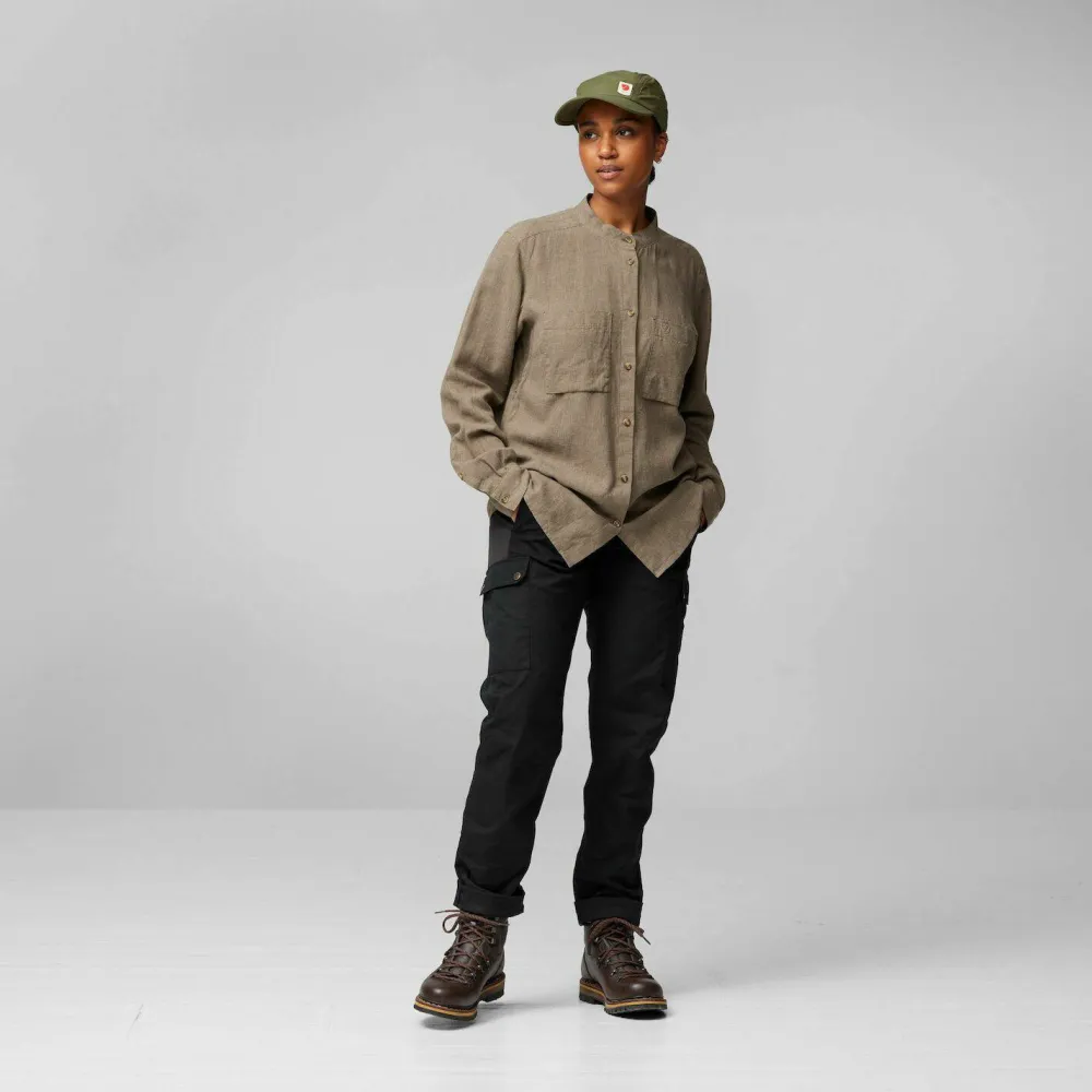 Hot Women's Övik Hemp Shirt Long Sleeve Damtröjor & Skjortor