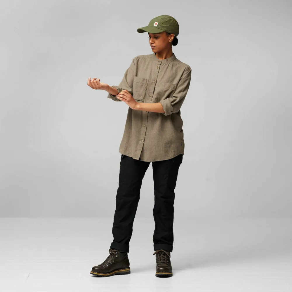 Hot Women's Övik Hemp Shirt Long Sleeve Damtröjor & Skjortor