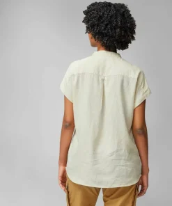 New Women's Övik Hemp Shirt Short Sleeve Damtröjor & Skjortor