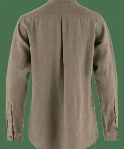 Fjällräven Women's Övik Hemp Shirt Long Sleeve Suede Brown Sale