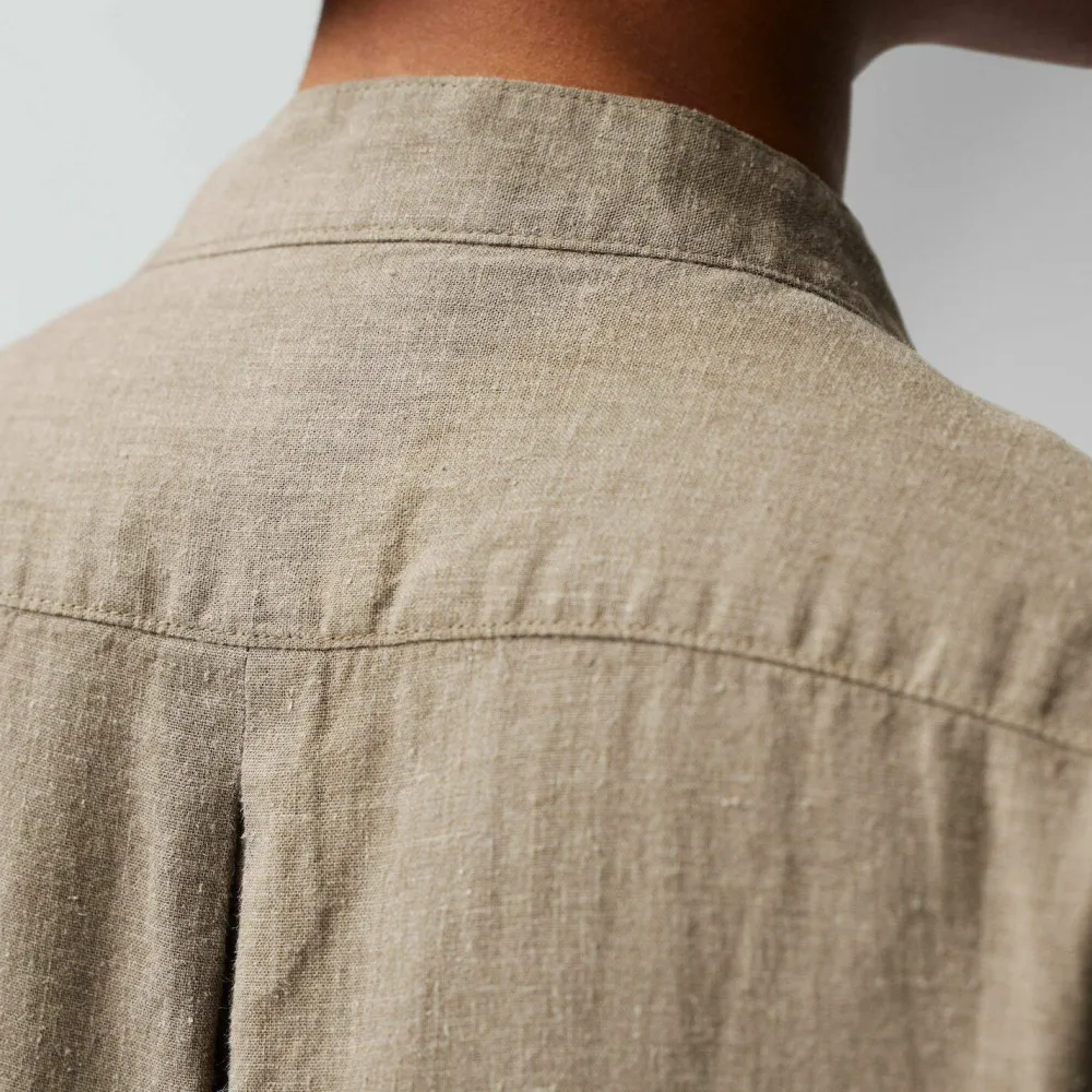 Fjällräven Women's Övik Hemp Shirt Long Sleeve Suede Brown Sale