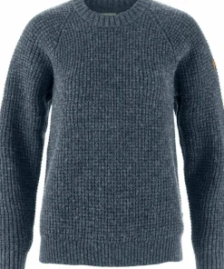 Fjällräven Women's Övik Waffle Knit Navy