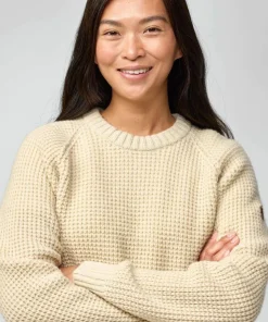 Fjällräven Women's Övik Waffle Knit Navy