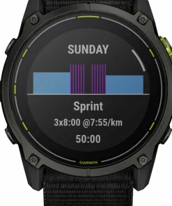 New Enduro 3 Carbon Grey DLC Titanium/Black UltraFit Nylon Strap Träning