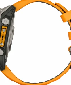 New Fenix 8 Amoled 47mm, Sapphire Titanium - Spark Orange/Graphite Silicone Strap Elektronik