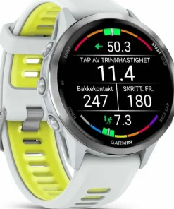 Garmin Forerunner 970 Whitestone/Amp Yellow Hot