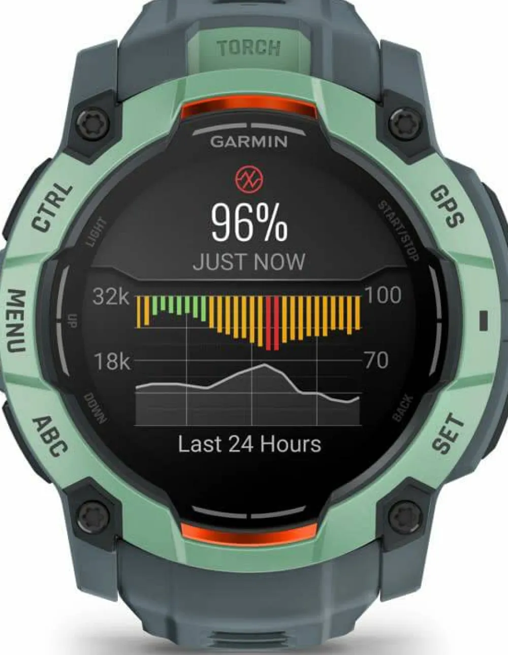 Garmin Instinct 3 AMOLED, 50mm Neotropic Bezel With Twilight Band Discount