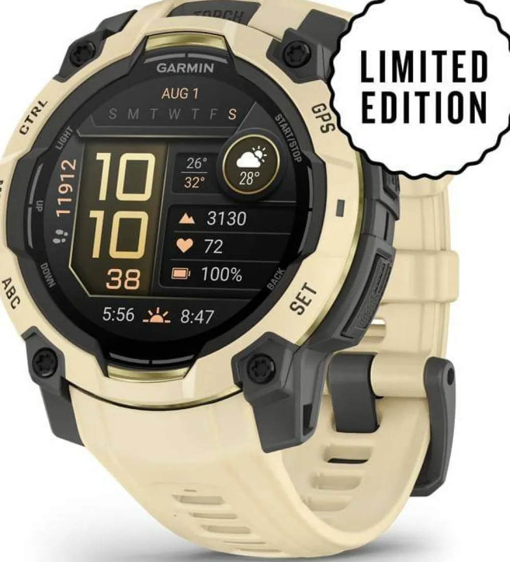 Garmin Instinct 3, 45mm, AMOLED Citrine with Citrine Band Discount