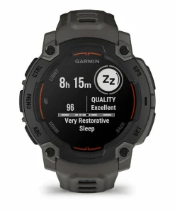Garmin Instinct E, 45 Mm Black Bezel With Charcoal Band