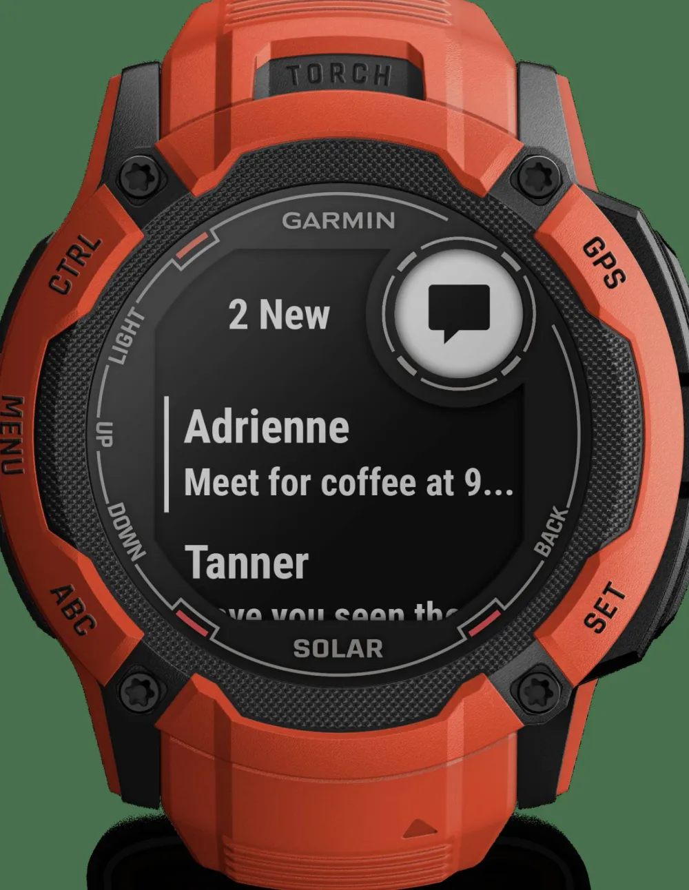 Garmin Instinct 2X Solar Flame Red