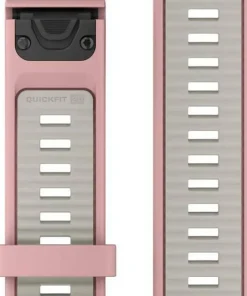 Garmin Quickfit Watch Bands Dust Rose/Fog Gray Silicone New