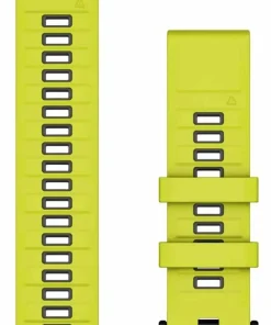Garmin Quickfit Watch Bands Amp Yellow/Graphite Silicone Best