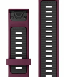 Garmin Quickfit Watch Bands Merlot/graphite Silicone