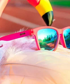 Goodr Sunglasses Flamingos On A Booze Cruise Pink
