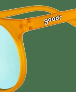 Goodr Sunglasses Freshly Baked Man Buns Dark Yellow