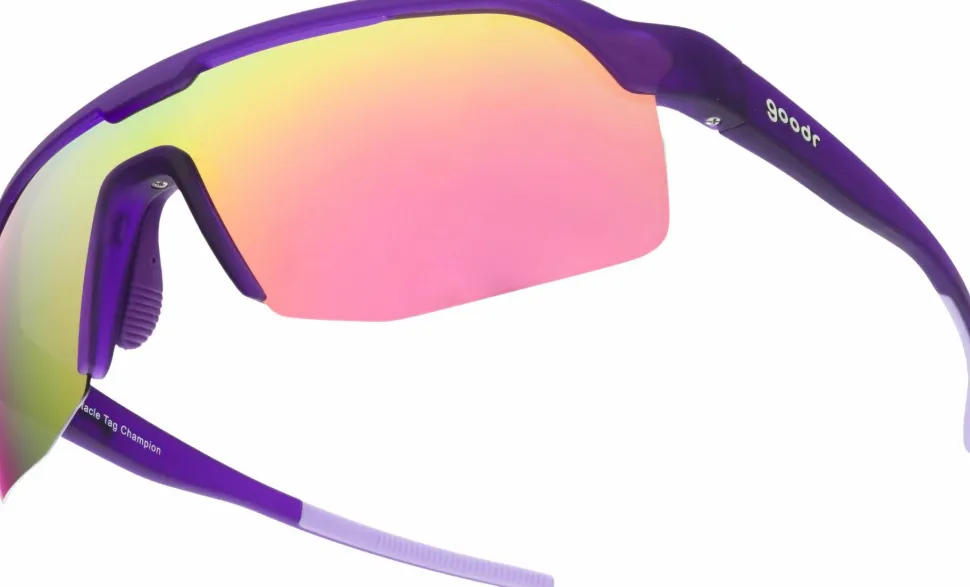 Goodr Sunglasses Tentacle Tag Champion Purple