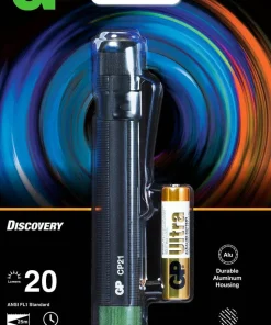 GP Batterier GP Discovery Penlight 20lm CP21 Black