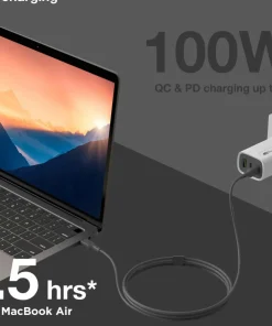 GP Batterier GP Essential Cable USB-C To USB-C 2m 100w Grey
