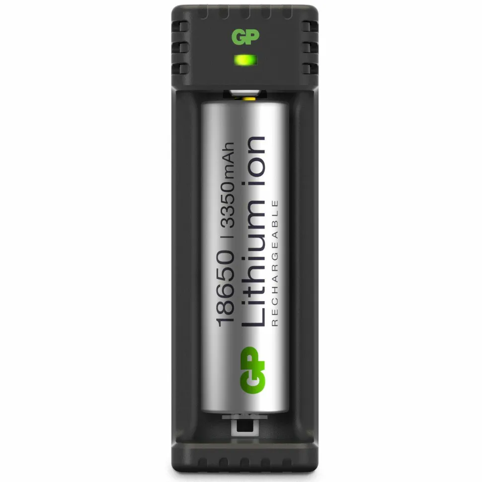 GP Batterier GP-Battery Li-ion 1 Slot Charger Black/Silver