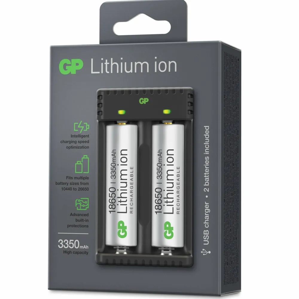 New GP-Battery Li-ion 2 Slot Charger Elektronik