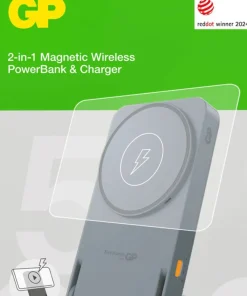 Magnetic Safe 2-In-1 Wireless Powerbank 5000 mAh Elektronik