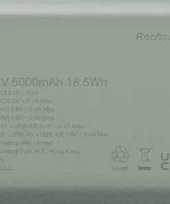 GP Batterier Powerbank Plus 5000 mAh Grey Sale