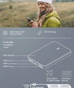 GP Batterier Powerbank Plus 5000 mAh Grey Sale
