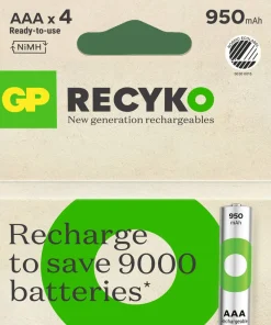 Best Recyko AAA-Battery 950mAh 4-pack Elektronik
