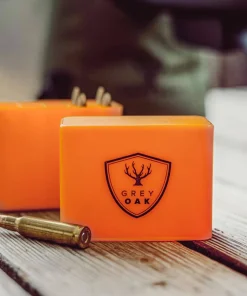 Grey Oak Cartridge Box Orange