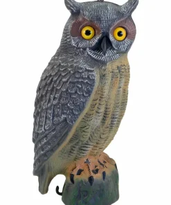 Grey Oak Great Horned Owl Grey Clearance