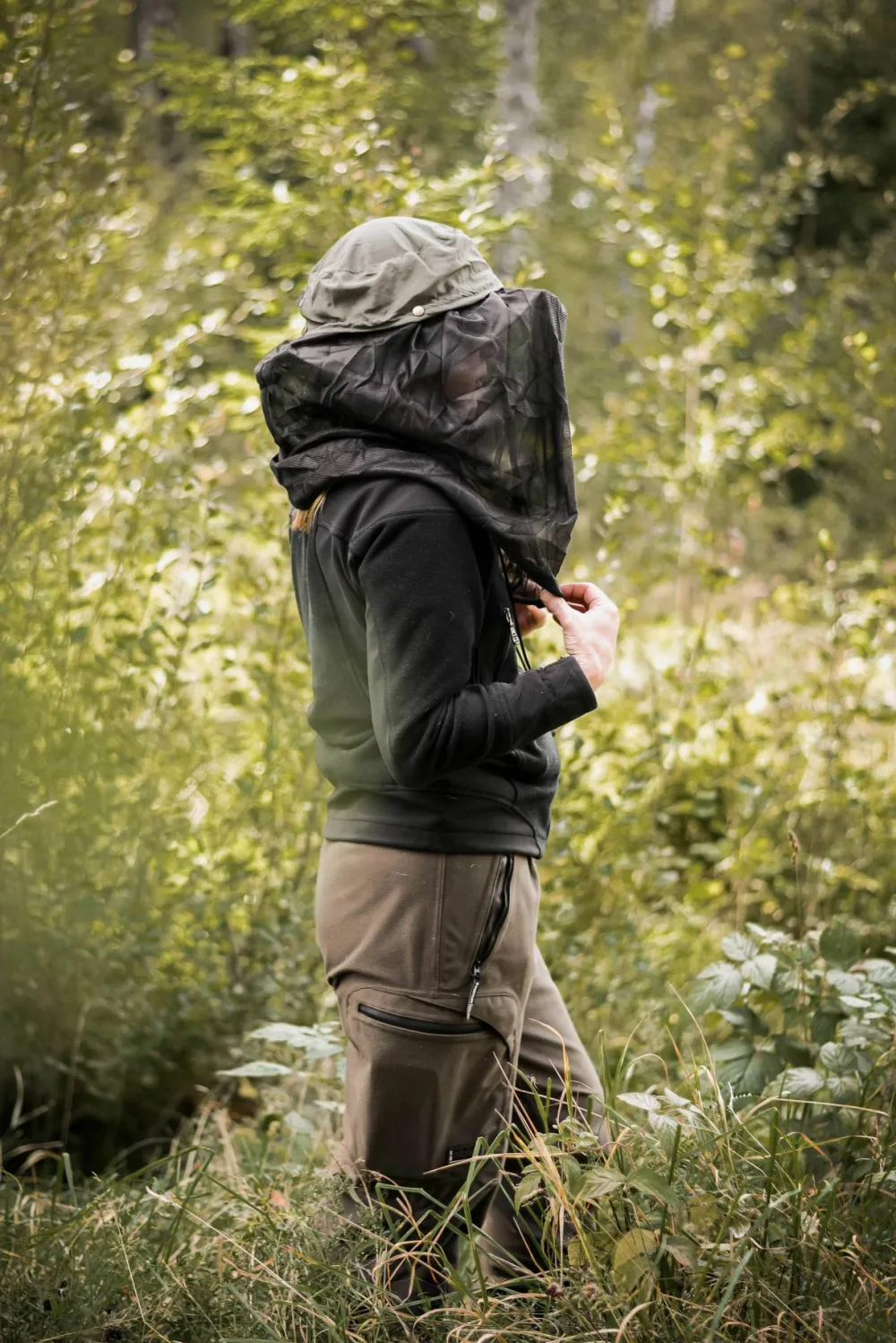 Grey Oak Mosquito Hat Green Clearance